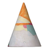 Collage Art, modern bunt abstrakt. Partyhütchen (Rechts)
