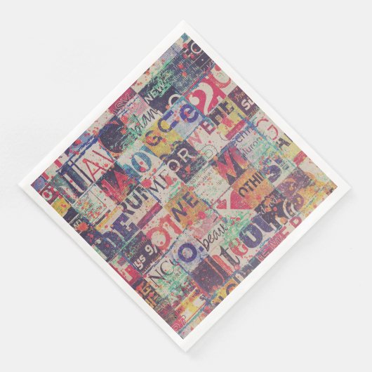 Collage Art Napkins oder Decoupage Paper Serviette (Ecke)