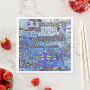Collage Art Napkins oder zur Entdeckung Serviette