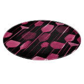 Collage Art: Party Drinks Muster. Schneidebrett (Ecke)