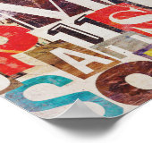 Collage Art Poster oder Decoupage Paper (Ecke)