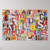 Collage Art Poster oder Decoupage Paper (Vorne)