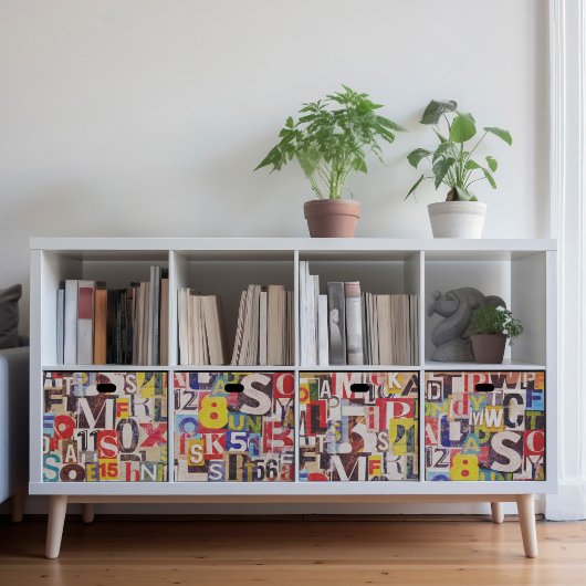 Collage Art Poster oder Decoupage Paper