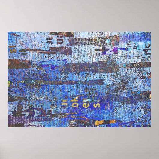 Collage Art Poster oder Decoupage Paper (Vorne)