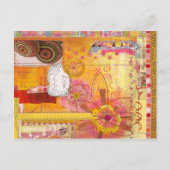 Collage Art Postkarte (Vorderseite)