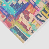 Collage Art Tissue oder Decoupage Paper Seidenpapier (Ausschnitt)