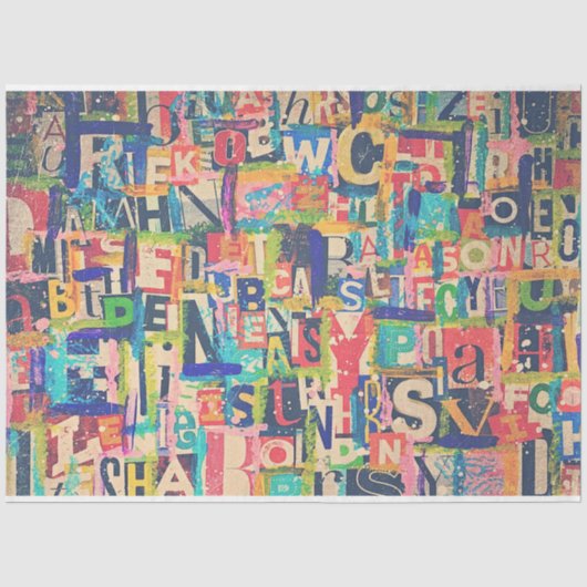 Collage Art Tissue oder Decoupage Paper Seidenpapier (Vorderseite)