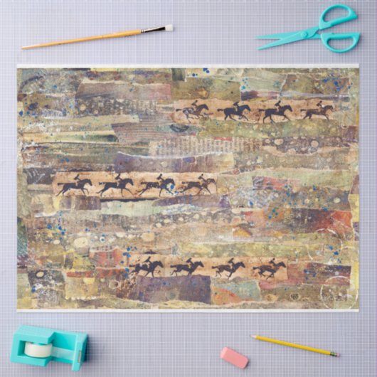 Collage Art Tissue oder Decoupage Paper Seidenpapier (Basteln)