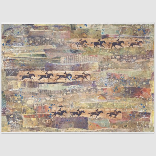 Collage Art Tissue oder Decoupage Paper Seidenpapier (Vorderseite)