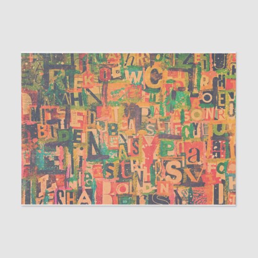 Collage Art Tissue oder Decoupage Paper Seidenpapier (Vorderseite)