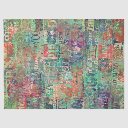 Collage Art Tissue oder Decoupage Paper Seidenpapier (Vorderseite)