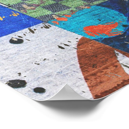 Collage Art Wall Poster (Ecke)