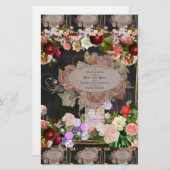 Collage aus Shabby Chic, französisch chic, ländlic Briefpapier (Vorne/Hinten)