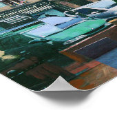 Collage: "Beaune, Frankreich" Poster (Ecke)