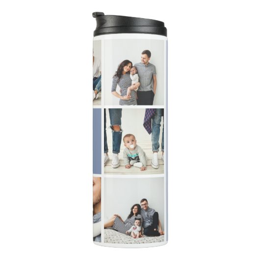 Collage | Blau Thermosbecher (Nach rechts gedreht)