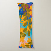 Collage-Blume Seitenschläferkissen (Vorderseite Vertikal)