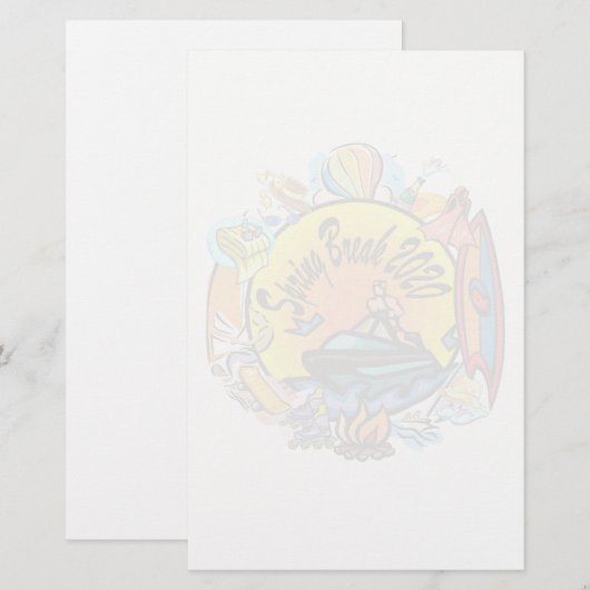 Collage - briefpapier (Vorne/Hinten)