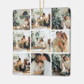 Collage Christmas Foto | Happy Holiday Keramikornament (Links)