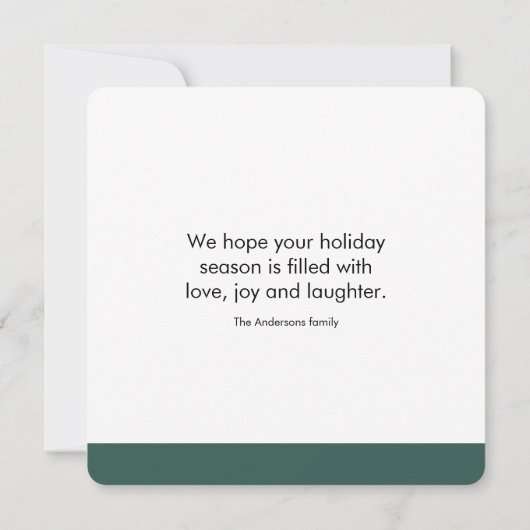 Collage Christmas Foto | Liebe Friedensstiftung (Rückseite)