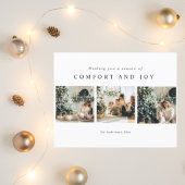 Collage Christmas Fotos | Warn wünschen Postkarte