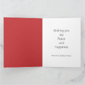 Collage Christmas Tree Karte (Innenseite)