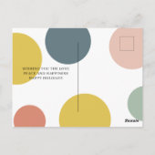 Collage Christmas Vier Fotos | Die Jahreszeit Postkarte (Rückseite)