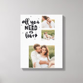 Collage Couple Foto & Alles, was Sie brauchen, ist Leinwanddruck (Vorderseite)
