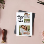 Collage Couple Foto & Alles, was Sie brauchen, ist Magnetkarte<br><div class="desc">Collage Couple Foto & Alles,  was Sie brauchen,  ist Liebe Angebot</div>