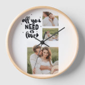 Collage Couple Foto & Alles, was Sie brauchen, ist Uhr (Vorderseite)