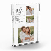 Collage Couple Foto & Lovely Romantic Ehefrau Gift (Links)