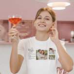 Collage Couple Foto & Lovely Romantic Ehefrau Gift T-Shirt<br><div class="desc">Collage Couple Foto & Lovely Romantic Ehefrau Gift</div>
