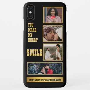 Collage Couple Foto & Lovely Romantic Quote Case-Mate iPhone Hülle