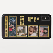 Collage Couple Foto & Lovely Romantic Quote Case-Mate iPhone Hülle (Rückseite (Horizontal))