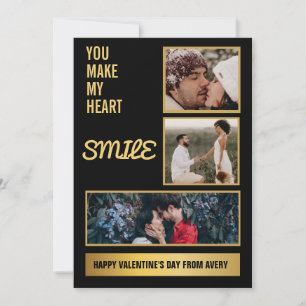 Collage Couple Foto & Lovely Romantic Quote Einladung