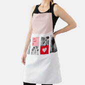 Collage Couple Foto | Moderne Valentingeschenke Schürze (InSitu)