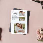 Collage Couple Foto & Romantic Family Gift Magnetkarte