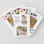 Collage Couple Foto & Romantic Family Gift Spielkarten<br><div class="desc">Collage Couple Foto & Romantic Family Gift</div>