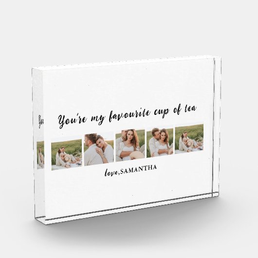 Collage Couple Foto & Sie sind mein Teeangebot (Links)