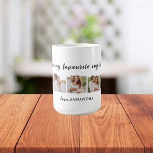 Collage Couple Foto & Sie sind mein Teeangebot Kaffeetasse