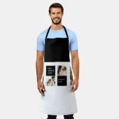 Collage Couple Foto | Valentingeschenk Schürze (Getragen)