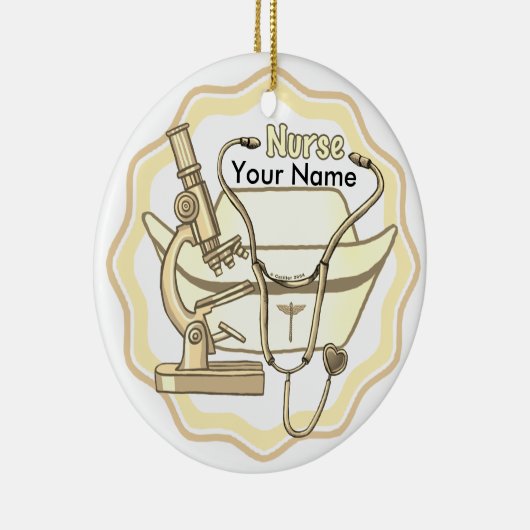 Collage custom Nurse Ornament (Rechts)