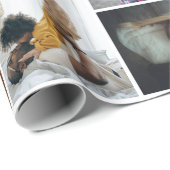Collage Custom Personalisiert Foto Wrapping Paper Geschenkpapier (Rolleneckpunkt)
