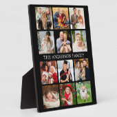 Collage der Fotos der Familie - Wählen Sie Ihre Fa Fotoplatte (Seite)