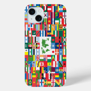 Collage der Landesflaggen von der ganzen Welt Case-Mate iPhone Hülle