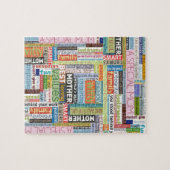 Collage der Mutter Tages Puzzle (Horizontal)