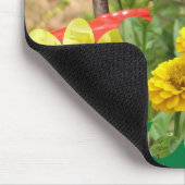 Collage der Natur im Flug Mousepad (Ecke)