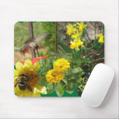 Collage der Natur im Flug Mousepad (Mit Mouse)