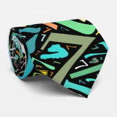 Collage der Nr.-7 Krawatte (Gerollt)