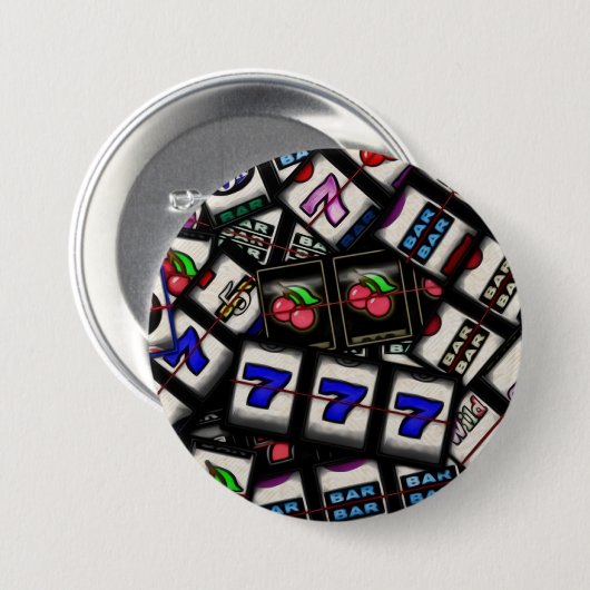 Collage der Spielautomat-Spulen Button (Vorne & Hinten)