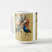 Collage der Vintagen Alice im Wunderland Kaffeetasse (Vorderseite Links)
